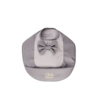 Little Pea_Bjallra_σαλιάρα_Bib Grey Bow